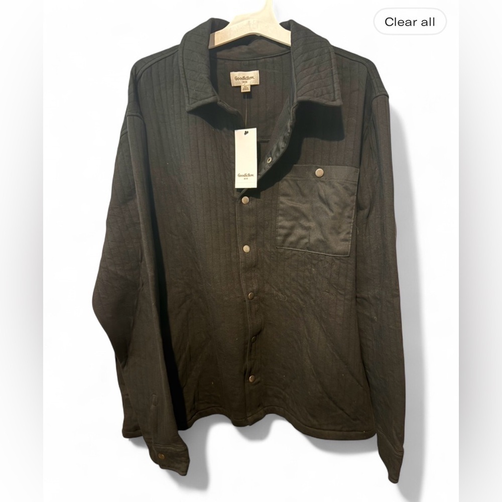 Size XL Goodfellow & Co Men's Black Light Jacket